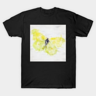 There is a Yellow Butterfly in the Garden! T-Shirt